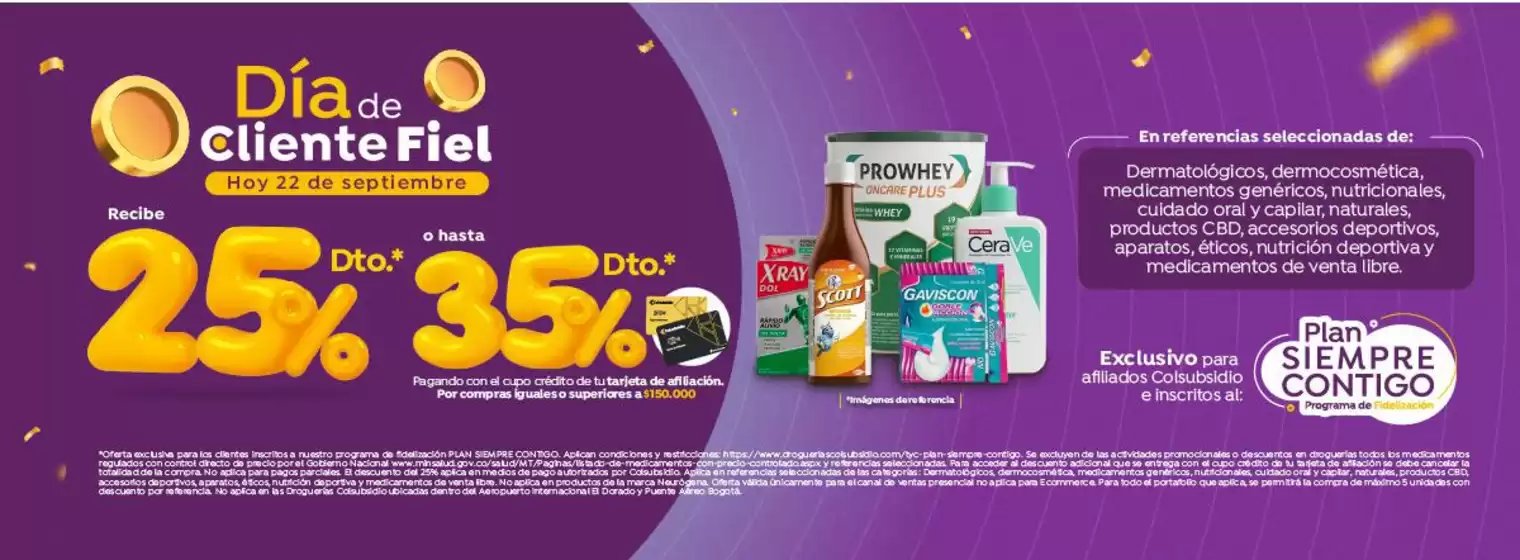 Catálogo Droguerías Colsubsidio | Ofertas especiales atractivas para todos | 2026-09-22T00:00:00.000Z - 2026-09-22T00:00:00.000Z
