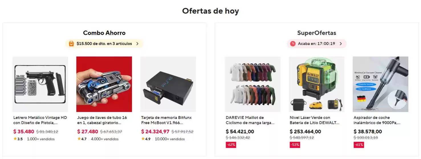 Catálogo Ali Express en Pasto | Ofertas de hoy | 2026-09-22T00:00:00.000Z - 2026-09-22T00:00:00.000Z