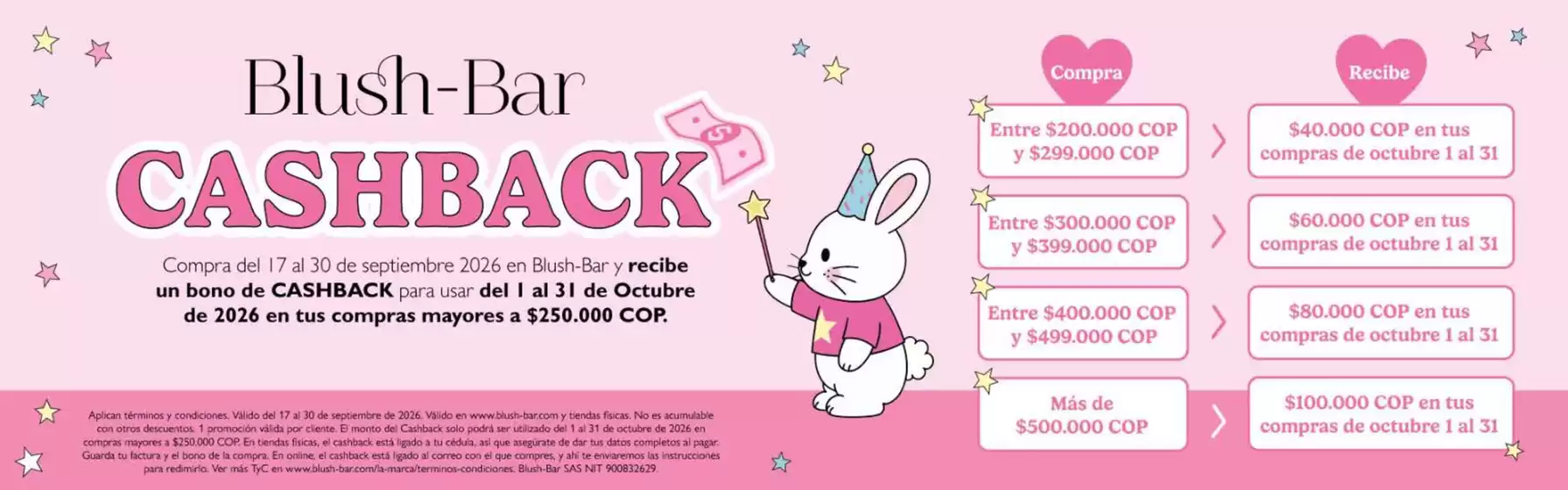 Catálogo Blush Bar | Cashback | 2026-09-22T00:00:00.000Z - 2026-09-30T00:00:00.000Z