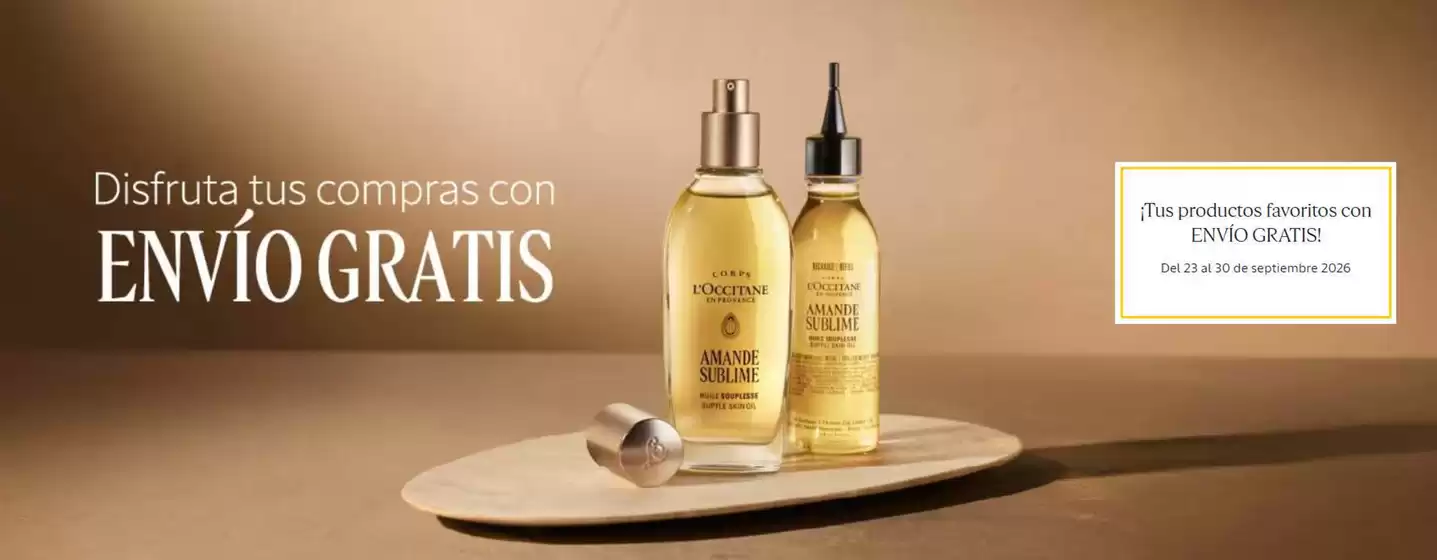 Catálogo L'Occitane | Tus productos favoritos con ENVÍO GRATIS | 2026-09-23T00:00:00.000Z - 2026-09-30T00:00:00.000Z
