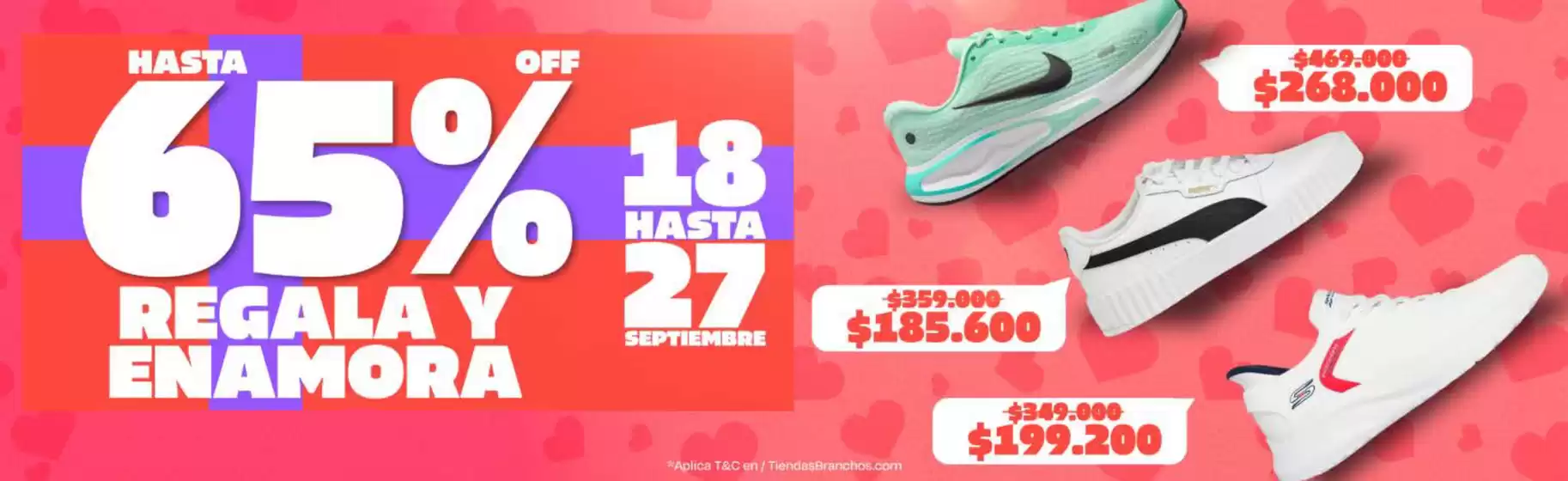 Catálogo Branchos | Hasta 65% OFFRegala y Enamora, Envío Gratis por compras iguales o superiores a $250.000 | 2026-09-23T00:00:00.000Z - 2026-09-30T00:00:00.000Z