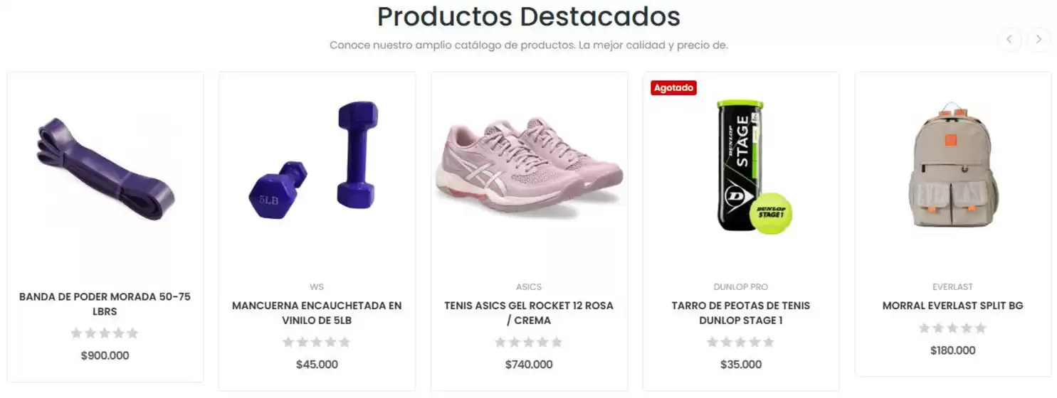 Catálogo Sport World | Productos Destacados | 2026-09-23T00:00:00.000Z - 2026-09-28T00:00:00.000Z