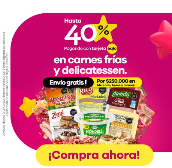 Catálogo Éxito en Villa del Rosario | Excelente oferta para cazadores de gangas | 2026-09-23T00:00:00.000Z - 2026-09-23T00:00:00.000Z