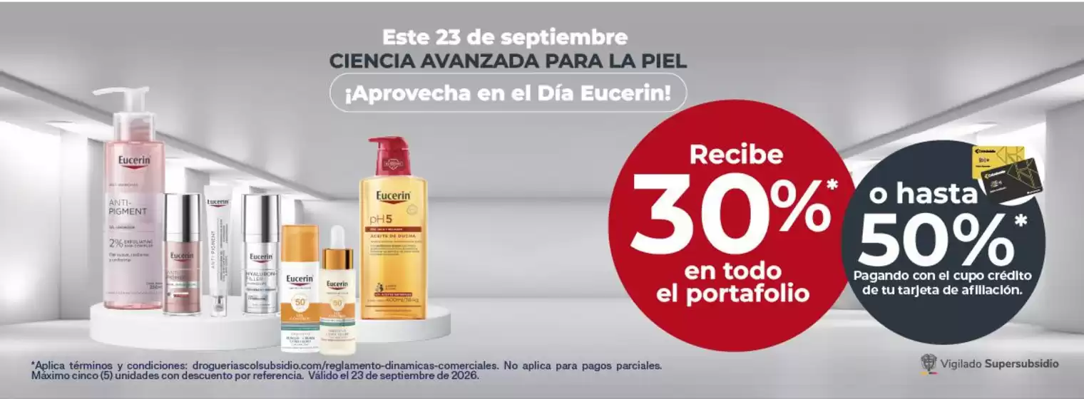 Catálogo Droguerías Colsubsidio | Ofertas exclusivas para nuestros clientes | 2026-09-23T00:00:00.000Z - 2026-09-23T00:00:00.000Z