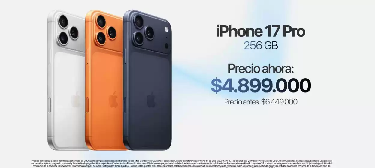 Catálogo Mac Center | Precios Especiales | 2026-09-24T00:00:00.000Z - 2026-09-30T00:00:00.000Z