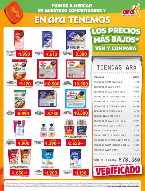 Catálogo Ara en Santo Tomás | Ofertas Ara | 2026-09-24T00:00:00.000Z - 2026-09-30T00:00:00.000Z