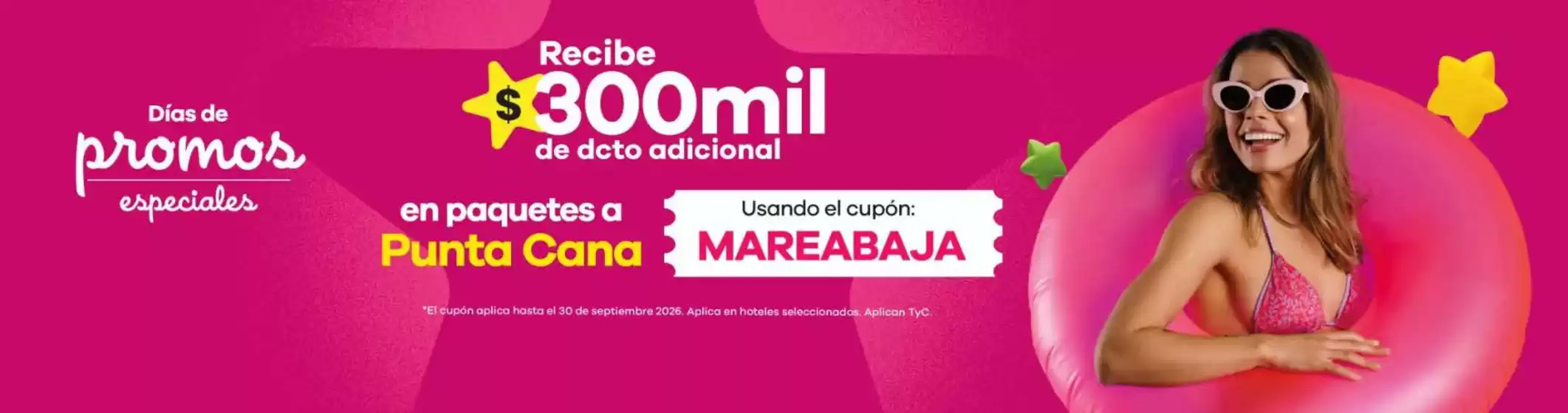 Catálogo Viajes Éxito | Días de promos especiales | 2026-09-24T00:00:00.000Z - 2026-09-30T00:00:00.000Z