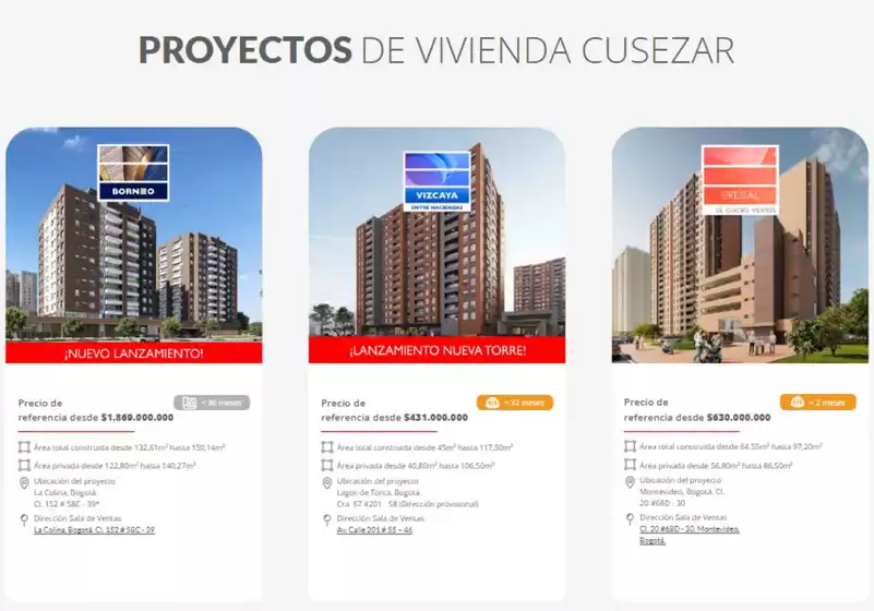 Catálogo Cusezar | Proyectos de Vivienda Cusezar | 2026-09-25T00:00:00.000Z - 2026-09-30T00:00:00.000Z