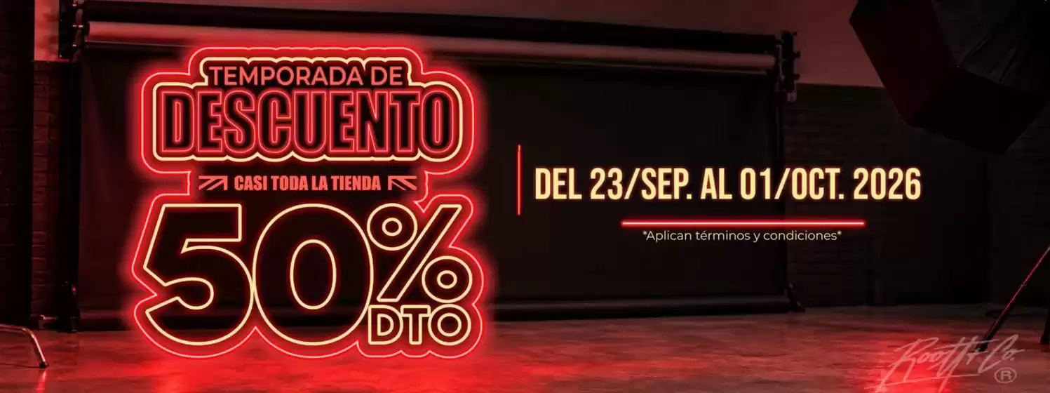 Catálogo Roott + Co | Descuentos 50% OFF | 2026-09-25T00:00:00.000Z - 2026-10-01T00:00:00.000Z