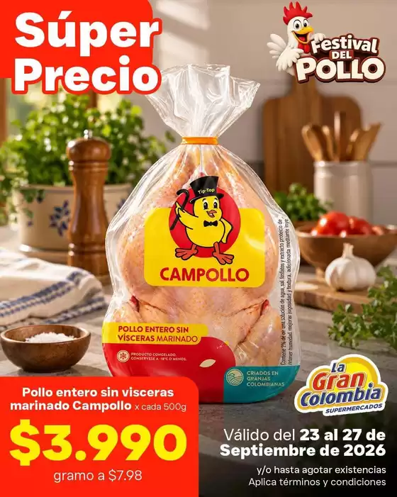 Catálogo La Gran Colombia | Grandes descuentos en productos seleccionados | 2026-09-23T00:00:00.000Z - 2026-09-27T00:00:00.000Z