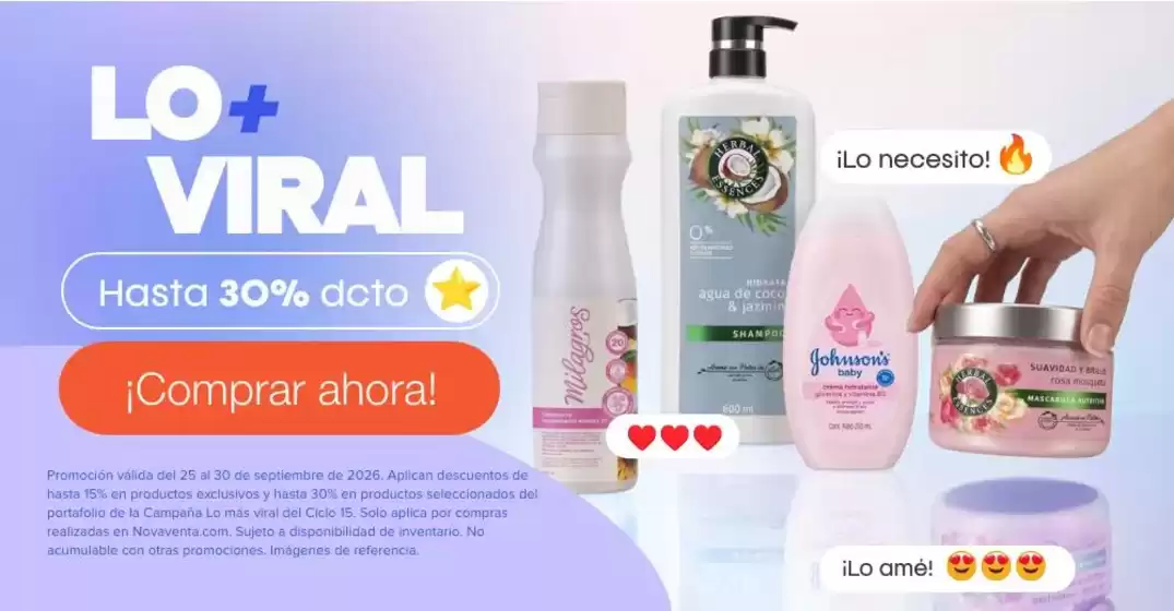 Catálogo Nova Venta | Promociones actuales | 2026-09-25T00:00:00.000Z - 2026-09-30T00:00:00.000Z