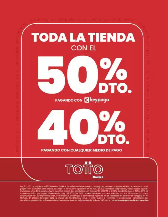 Catálogo Totto en Madrid | Ofertas principales y descuentos | 2026-09-25T00:00:00.000Z - 2026-09-27T00:00:00.000Z