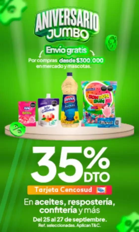 Catálogo Jumbo en Granada Antioquia | Excelente oferta para cazadores de gangas | 2026-09-25T00:00:00.000Z - 2026-09-27T00:00:00.000Z