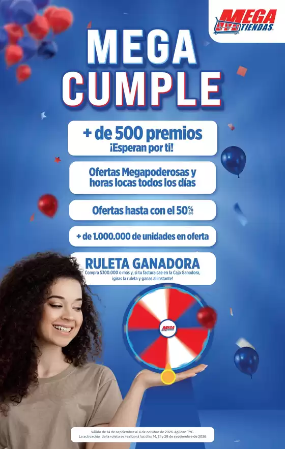 Catálogo MegaTiendas | Ofertas MegaTiendas | 2026-09-14T00:00:00.000Z - 2026-10-04T00:00:00.000Z