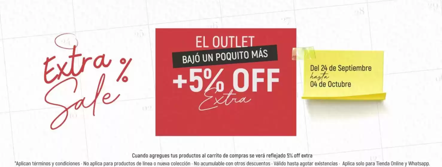 Catálogo Laura | Extra Sale 5% OFF Extra | 2026-09-25T00:00:00.000Z - 2026-10-04T00:00:00.000Z