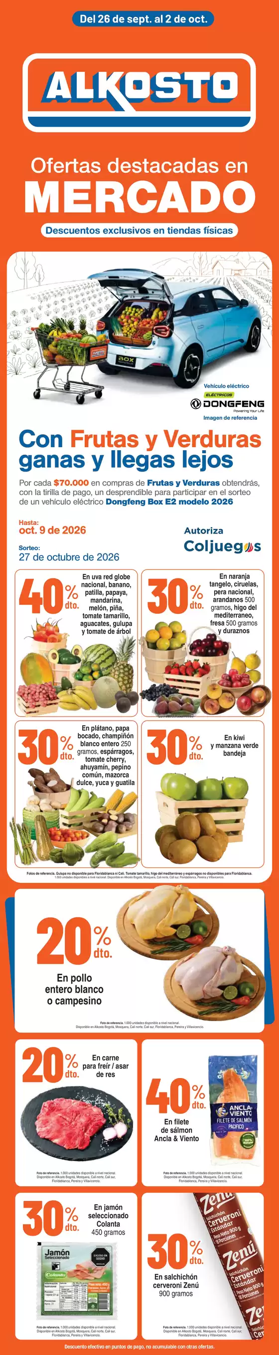 Catálogo Alkosto en Frontino | Separata mercado 26septiembre2026 | 2026-09-26T00:00:00.000Z - 2026-10-02T00:00:00.000Z
