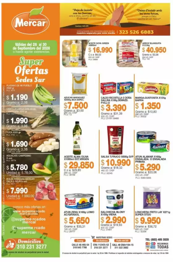 Catálogo Mercar | Ofertas Mercar | 2026-09-26T00:00:00.000Z - 2026-09-30T00:00:00.000Z