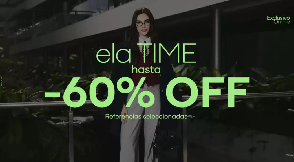 Catálogo ELA | Ela Time Hasta 60% OFF | 2026-09-28T00:00:00.000Z - 2026-09-30T00:00:00.000Z