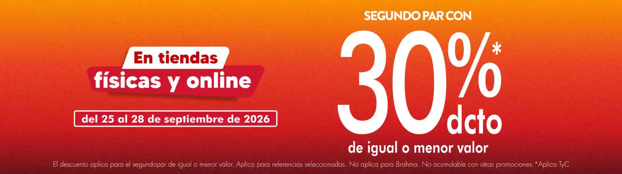 Catálogo Calzatodo en Rionegro Antioquia | Segundo par con 30% DCTO. de igual o menor valor | 2026-09-28T00:00:00.000Z - 2026-09-28T00:00:00.000Z
