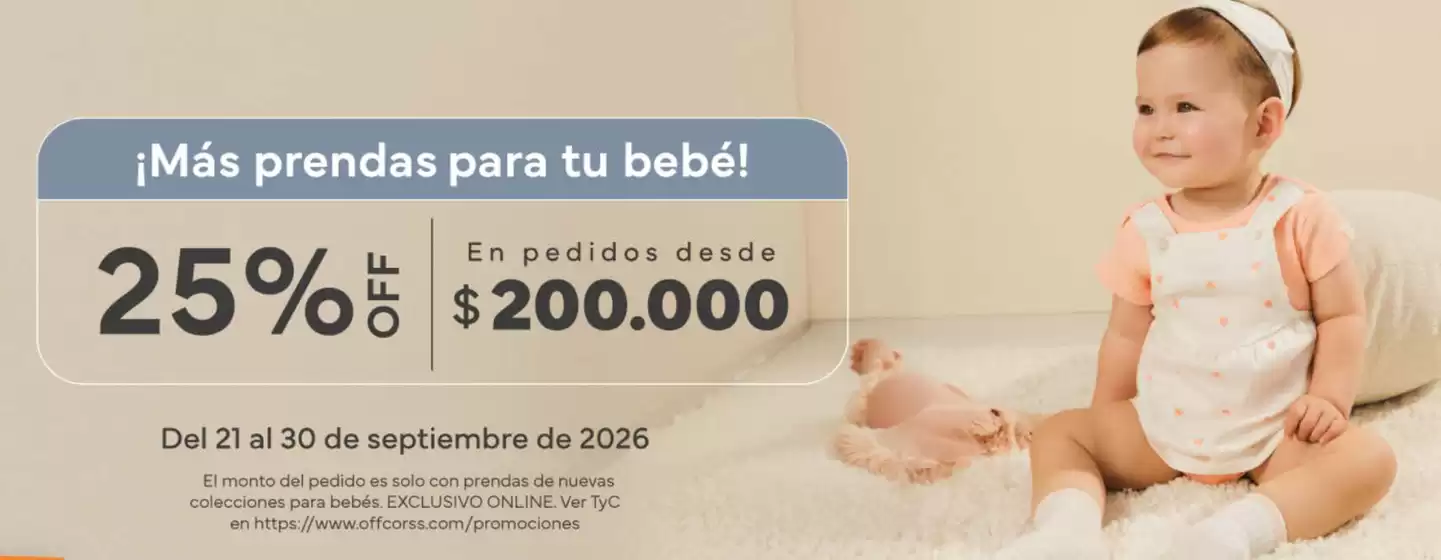Catálogo Offcorss | 25% Off en tu Pedidos desde: $200.000 | 2026-09-28T00:00:00.000Z - 2026-09-30T00:00:00.000Z