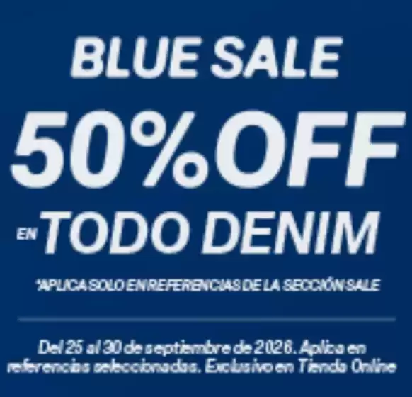 Catálogo Americanino | Blue Sale 50% OFF | 2026-09-28T00:00:00.000Z - 2026-09-30T00:00:00.000Z