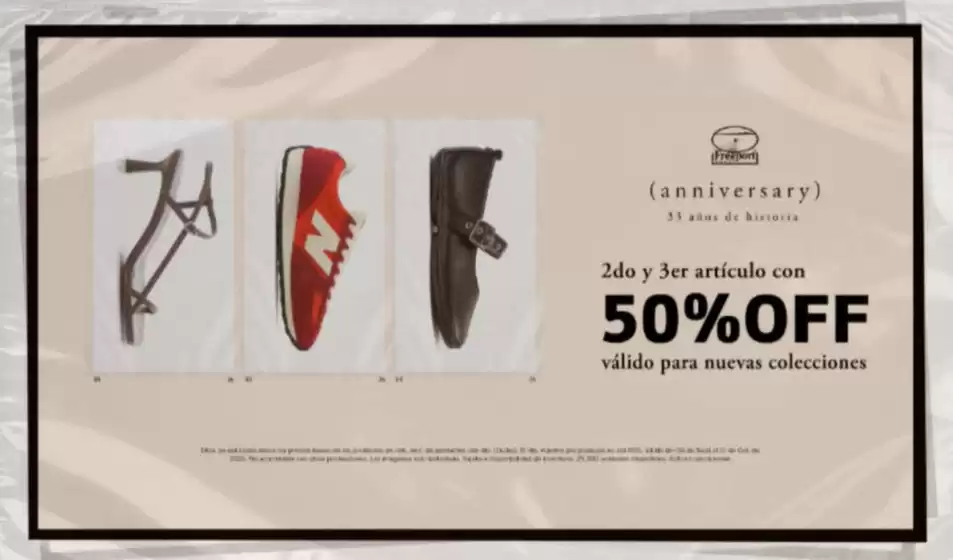 Catálogo Freeport Store | Lleva el 2° o 3° producto con 50% OFF en nuevas colecciones | 2026-09-28T00:00:00.000Z - 2026-10-01T00:00:00.000Z