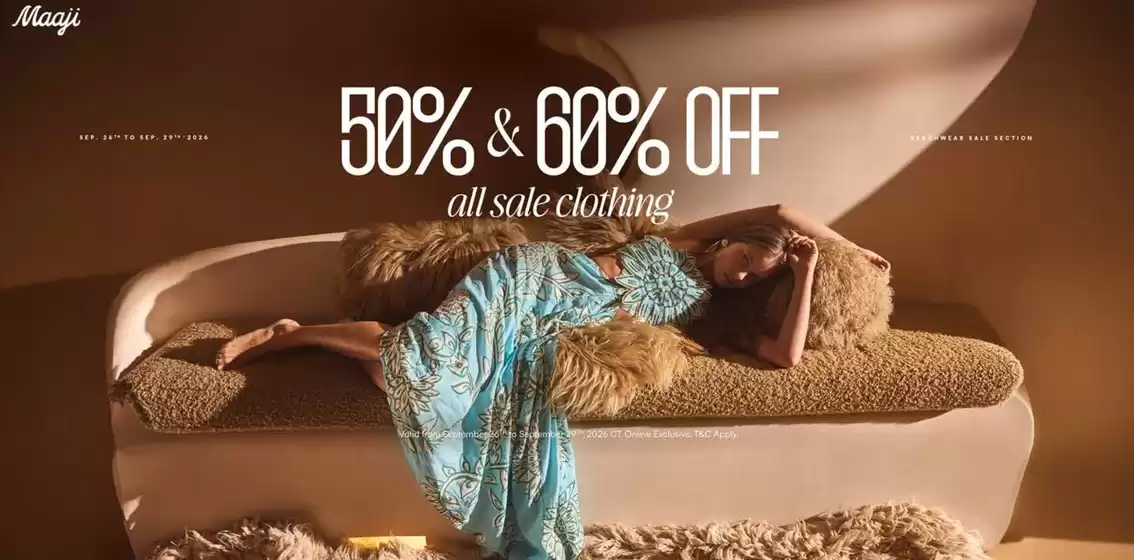 Catálogo Maaji | 50% OFF & 60% OFF all sale clothing | 2026-09-28T00:00:00.000Z - 2026-09-29T00:00:00.000Z