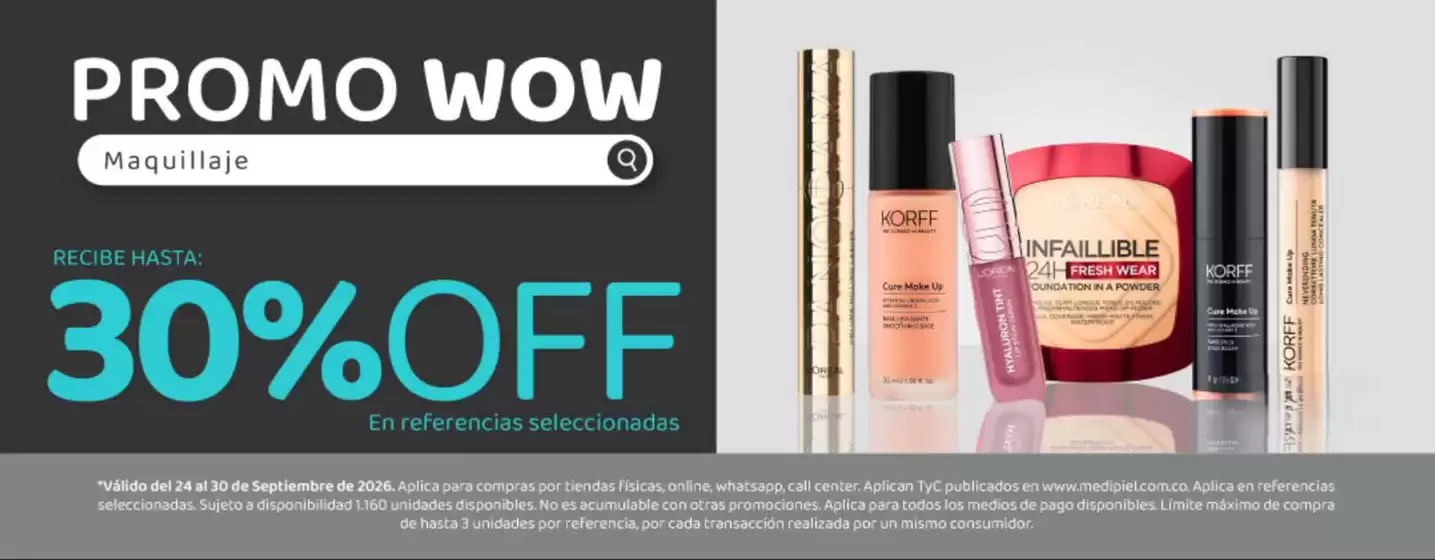 Catálogo MediPiel | Promo wow | 2026-09-29T00:00:00.000Z - 2026-09-30T00:00:00.000Z