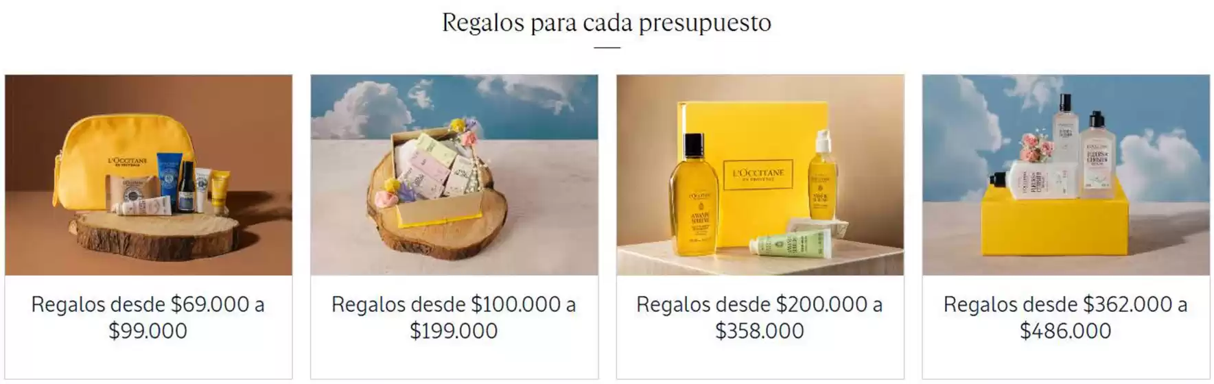 Catálogo L'Occitane | Regalos para cada presupuesto | 2026-09-29T00:00:00.000Z - 2026-10-01T00:00:00.000Z
