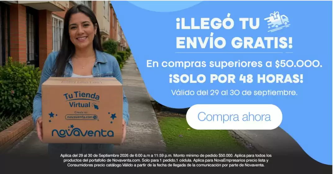 Catálogo Nova Venta en San Onofre | Ofertas principales y descuentos | 2026-09-29T00:00:00.000Z - 2026-09-30T00:00:00.000Z