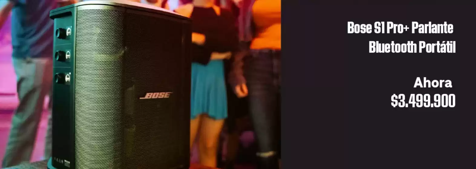 Catálogo BOSE | Bose S1 Pro+ Parlante Bluetooth Portátil $3,499,900 | 2026-09-30T00:00:00.000Z - 2026-10-01T00:00:00.000Z