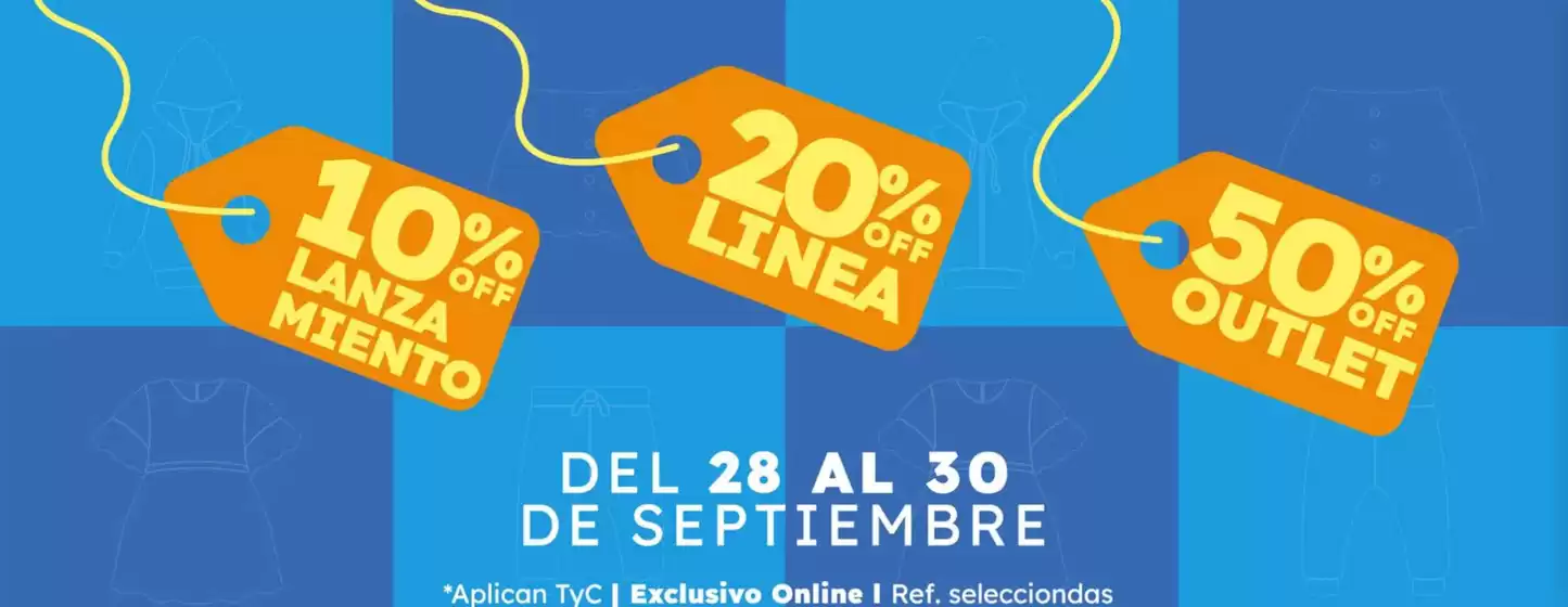 Catálogo MIC | 10% OFF Lanzamiento, 20% OFF Linea, 50% OFF Outlet | 2026-09-30T00:00:00.000Z - 2026-09-30T00:00:00.000Z