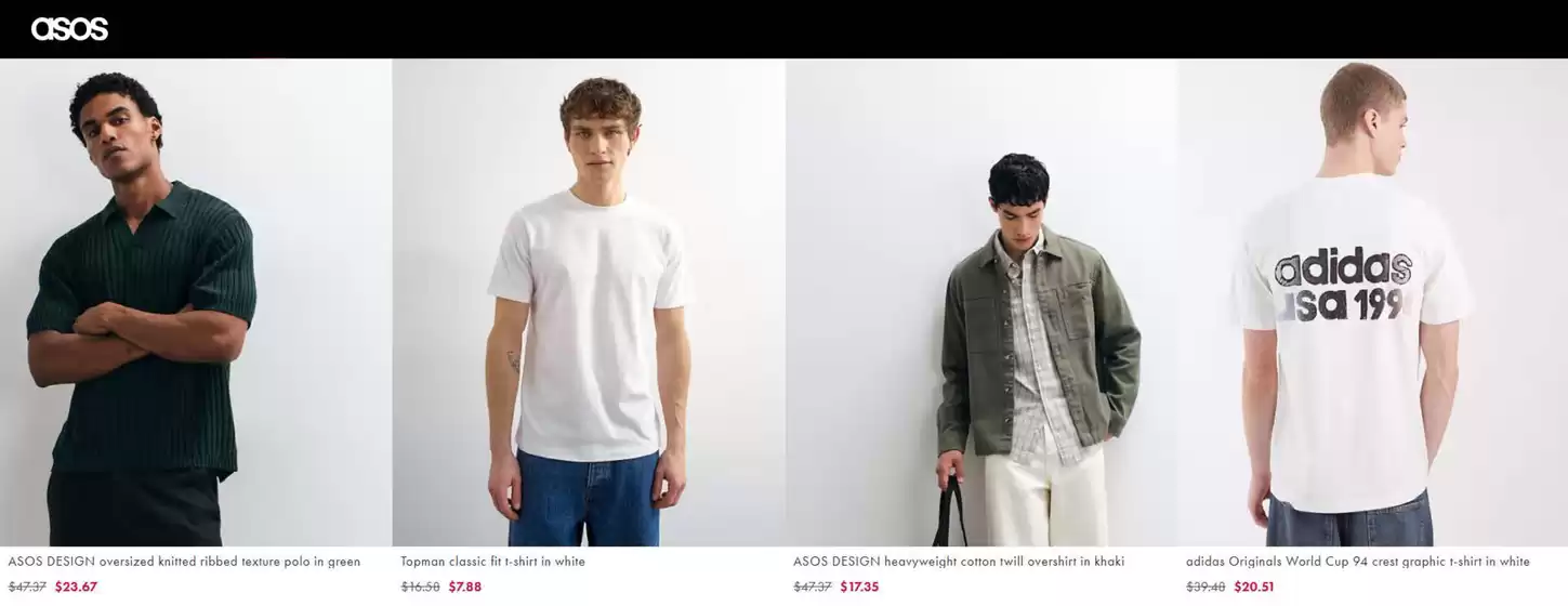 Catálogo ASOS | Sale | 2026-10-01T00:00:00.000Z - 2026-10-04T00:00:00.000Z