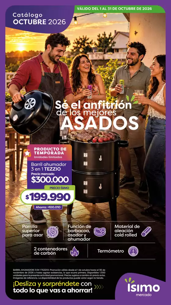 Catálogo Ísimo | Catálogo Ofertas Ísimo Octubre de 2026 | 2026-10-01T00:00:00.000Z - 2026-10-31T00:00:00.000Z