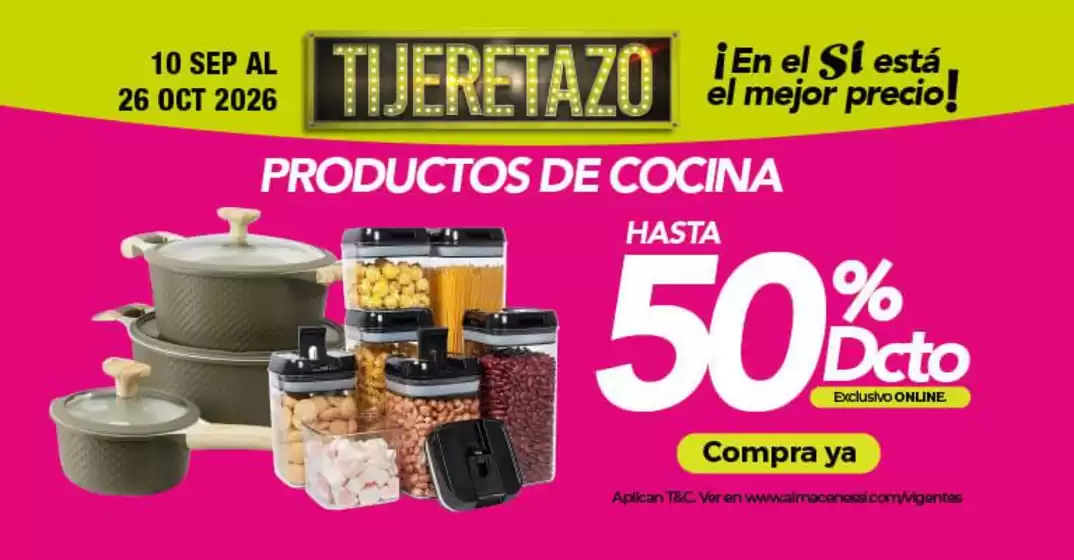 Catálogo Almacenes Sí | Ofertas especiales atractivas para todos | 2026-09-10T00:00:00.000Z - 2026-10-26T00:00:00.000Z
