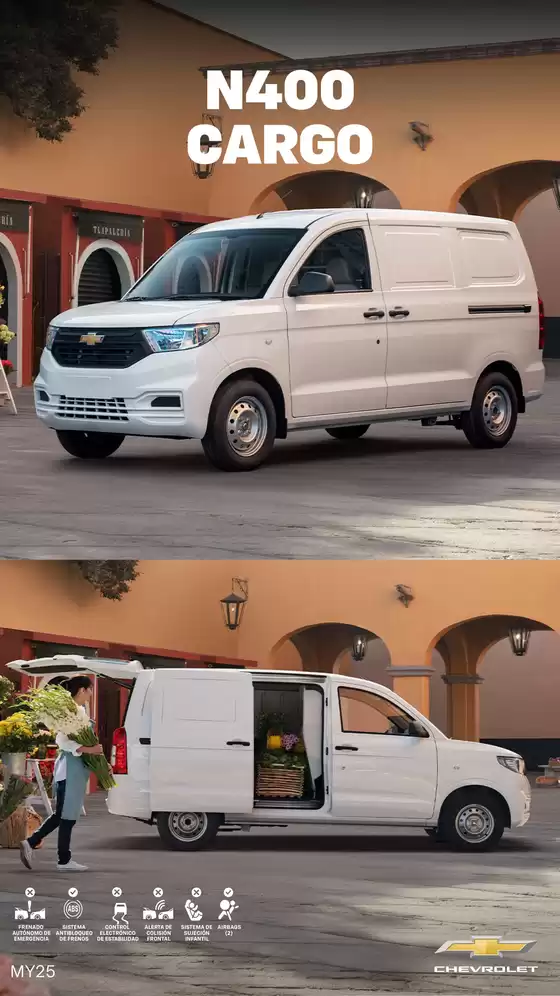Catálogo Chevrolet | FICHA TECNICA N400 CARGO | 2026-10-01T00:00:00.000Z - 2026-10-15T00:00:00.000Z