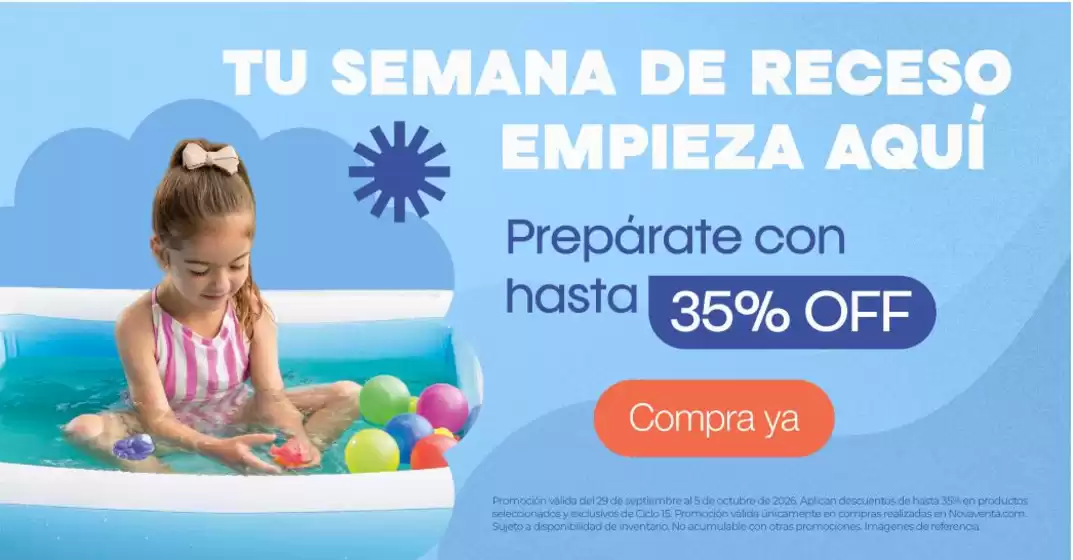 Catálogo Nova Venta | Ofertas principales para todos los cazadores de gangas | 2026-09-29T00:00:00.000Z - 2026-10-05T00:00:00.000Z