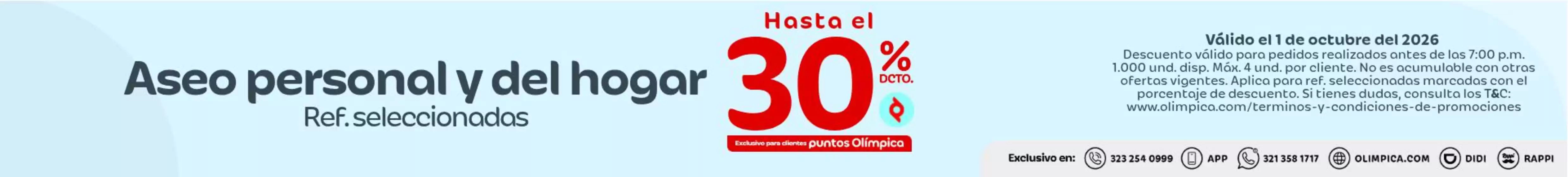 Catálogo Olímpica | Ofertas Olímpica | 2026-10-01T00:00:00.000Z - 2026-10-01T00:00:00.000Z