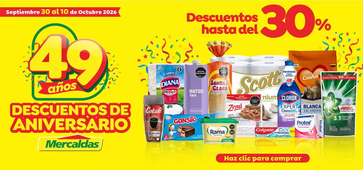 Catálogo Mercaldas | Promociones actuales | 2026-09-30T00:00:00.000Z - 2026-10-10T00:00:00.000Z