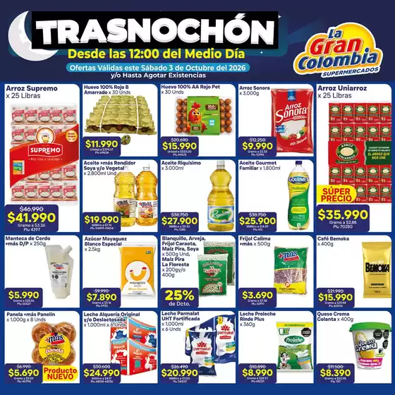 Catálogo La Gran Colombia | Descuentos y promociones | 2026-10-03T00:00:00.000Z - 2026-10-03T00:00:00.000Z