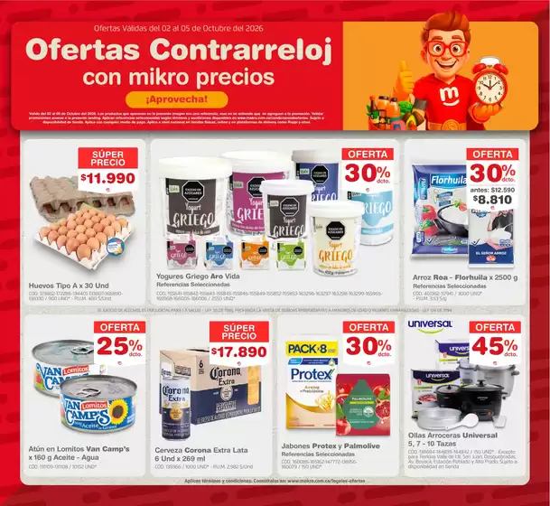 Catálogo Makro | Contrareloj | 2026-10-02T00:00:00.000Z - 2026-10-05T00:00:00.000Z