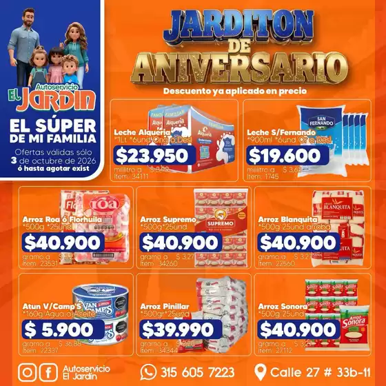 Catálogo Autoservicio El Jardín | Ofertas Autoservicio El Jardín | 2026-10-03T00:00:00.000Z - 2026-10-03T00:00:00.000Z