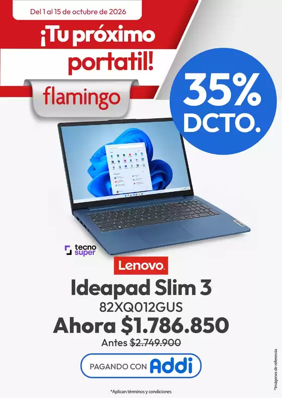 Catálogo Flamingo en Alcalá | Ofertas y gangas exclusivas | 2026-10-01T00:00:00.000Z - 2026-10-15T00:00:00.000Z