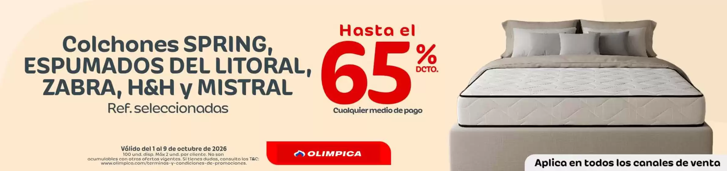 Catálogo Olímpica | Ofertas Especiales | 2026-10-05T00:00:00.000Z - 2026-10-31T00:00:00.000Z