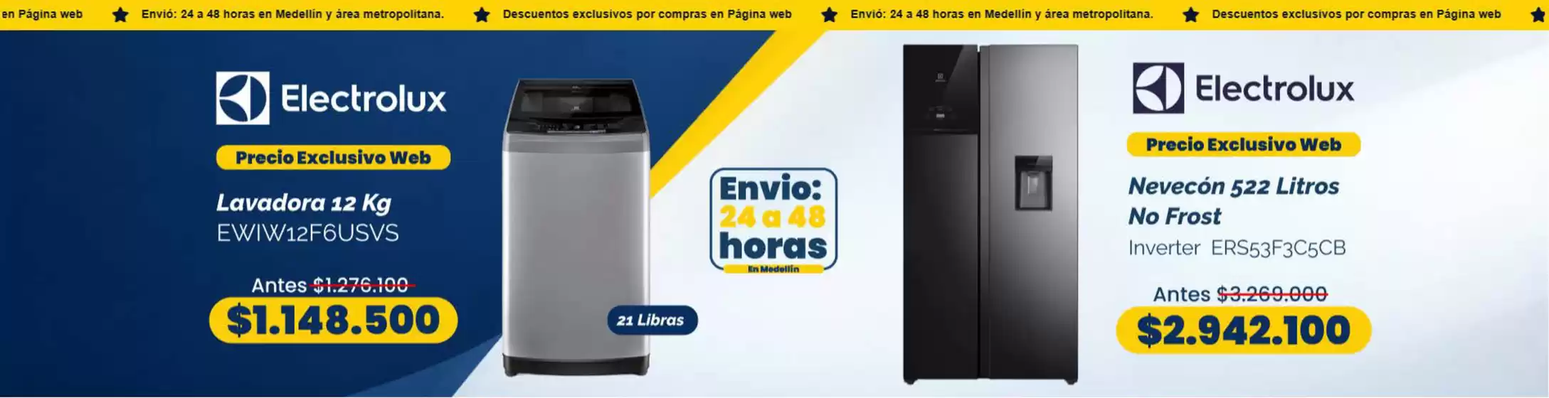 Catálogo Multielectro en La Unión Valle del Cauca | Precios Especiales en Electrolux | 2026-10-06T00:00:00.000Z - 2026-10-18T00:00:00.000Z