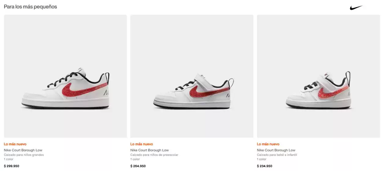 Catálogo Nike | Para los más pequeños | 2026-10-06T00:00:00.000Z - 2026-10-13T00:00:00.000Z