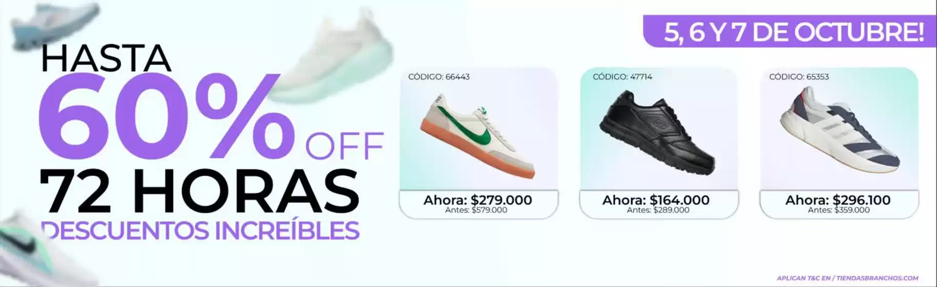 Catálogo Branchos | Hasta 60% OFF | 2026-10-06T00:00:00.000Z - 2026-10-07T00:00:00.000Z