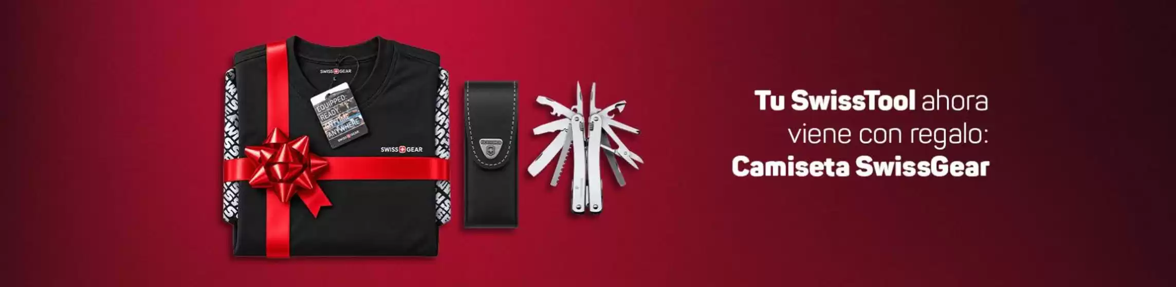 Catálogo Juvenia | Tu SwissTool ahora viene con regalo: Camiseta SwissGear | 2026-10-06T00:00:00.000Z - 2026-10-11T00:00:00.000Z