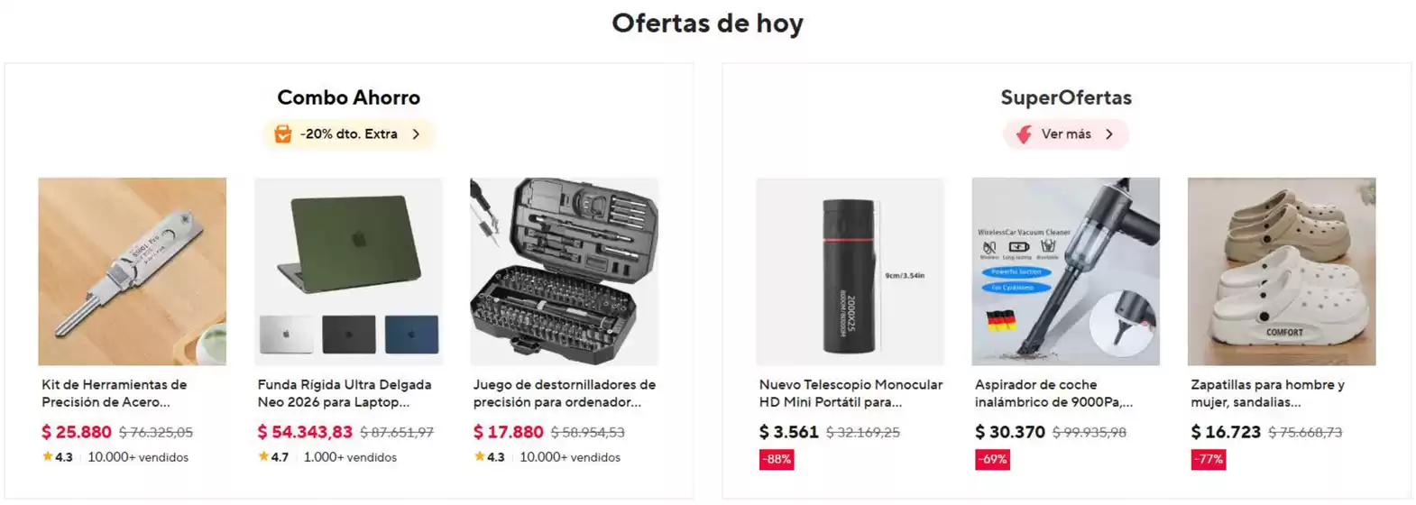 Catálogo Ali Express | Ofertas de hoy | 2026-10-06T00:00:00.000Z - 2026-10-06T00:00:00.000Z