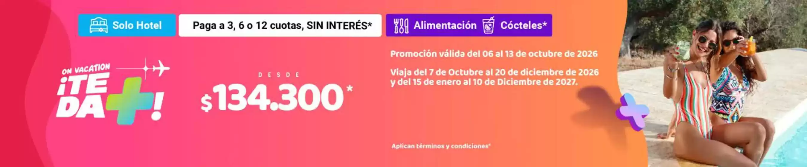 Catálogo On Vacation | On Vacation te da + | 2026-10-07T00:00:00.000Z - 2026-10-13T00:00:00.000Z